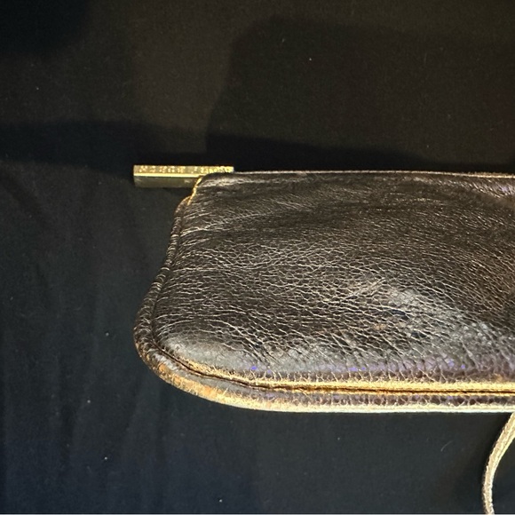 Tory Burch Metallic Gold Wristlet - Picture 10 of 12